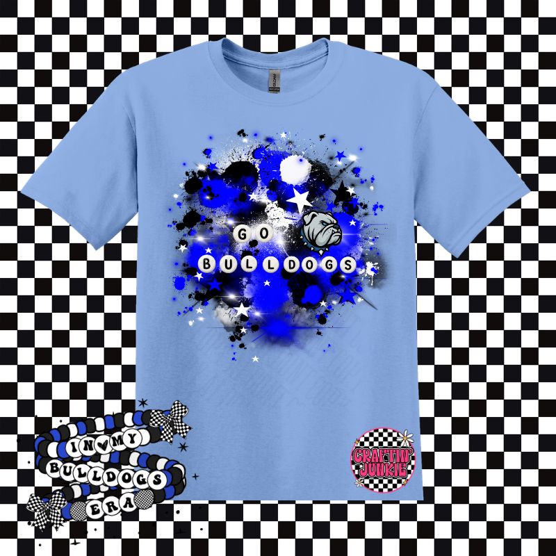 Go Bulldogs Bead Letters T-Shirt