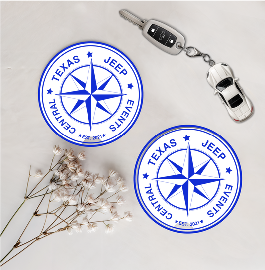 Set of Two Coasters - CTJE Star (Multiple Colors)