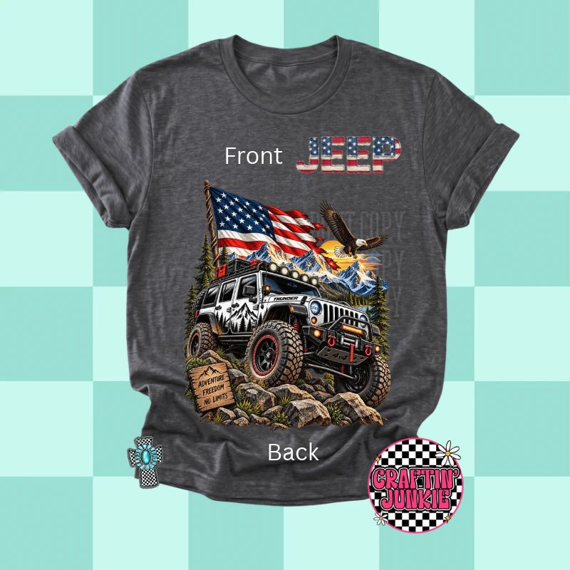 Patriotic J**p (offroad) Eagle T-Shirt