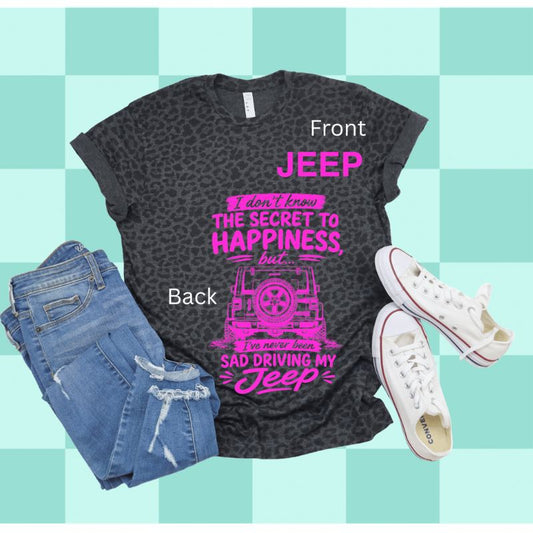 Happiness - J**P T-Shirt (offroad) (Customizable-change the image color)