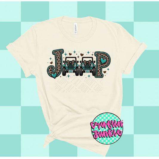 Turquoise J**P  (offroad) T-Shirt