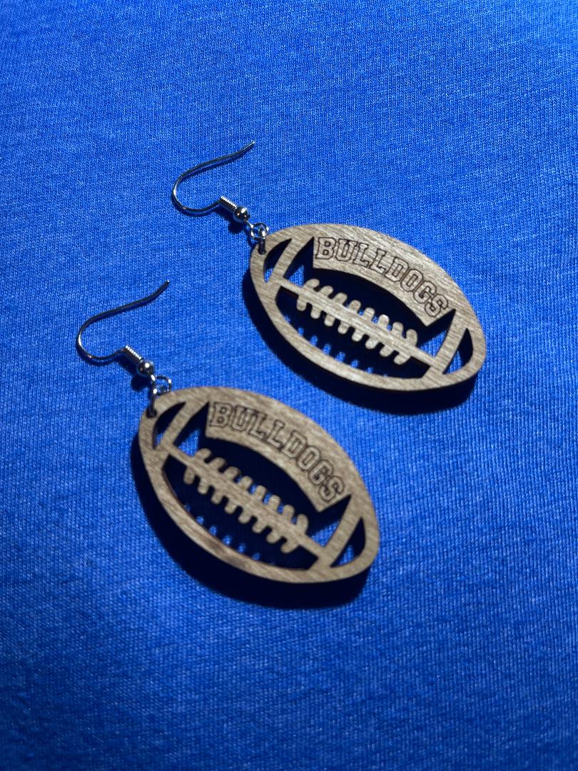 Bulldog Earrings
